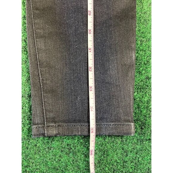 FRAME LE HIGH Skinny Crop High-Rise Black Jegging Jeans Womens‎ Sz 24 - Picture 4 of 11